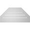 Ekena Millwork Octagonal Top Surface Mount PVC Gable Vent w/ 2"W x 2"P Brickmould Sill Frame, 28"W x 14"H GVPOT28X1403SF - alternate 3